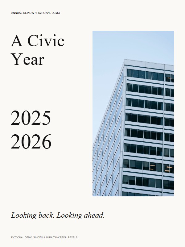 A Civic Year — Annual review 2025–26