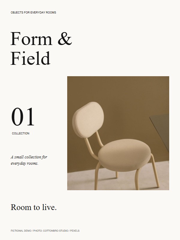 Form & Field — Collection 01